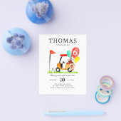 Budget Golf Cart Bag Balloon Kinder Par-tee Geburt Flyer (Einzeln)