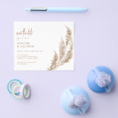 BUDGET Gothic Boho Save the Date Flyer (Einzeln)