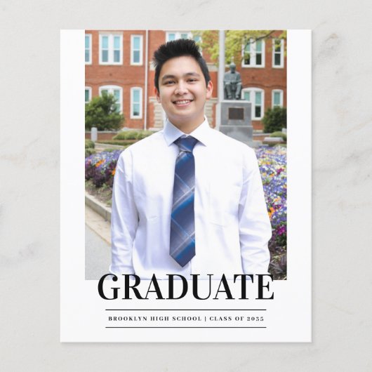 Budget GRAD Feierliche Ankündigung des Abschlusses (Vorderseite)