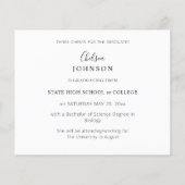 Budget Grad U Multi 6 Foto Graduate Flyer (Hinten)