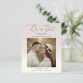 Budget Gradient Wedding Foto ist unser Gästebuch (Stehend Vorderseite)