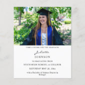 Budget Graduate Calligraphy 2v Foto Ankündigung (Rückseite)