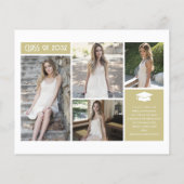 Budget Graduate Grad 6 Foto Collage Abschluss (Rückseite)