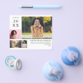 Budget Graduate Modern Stilvoll 4 Foto Ankündigung Flyer (Einzeln)