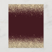 Budget Graduation Burgundy Gold Class of 2023 (Rückseite)