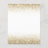 Budget Graduation Party Gold Class of 2023 Flyer (Hinten)