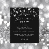 Budget Graduierungsparty Schwarz-weiß Sterne 2025