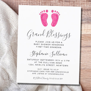 Budget Grand Blessings Girl Shower Einladung