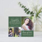 Budget Green Abschluss Bible Verse Foto Collage (Stehend Vorderseite)
