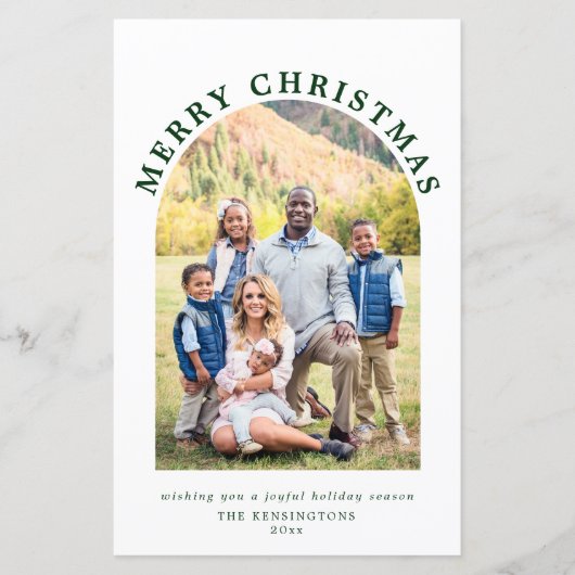 BUDGET Green Arch Weihnachtsfeiertag Foto (Vorderseite)