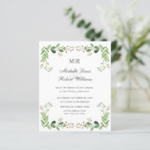 BUDGET Green Blätter Summer Spring Garden Hochzeit (Stehend Vorderseite)