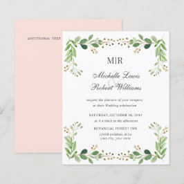 BUDGET Green Blätter Summer Spring Garden Hochzeit