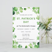 Budget Green Clover Kleeblatt St Patricks Day (Stehend Vorderseite)