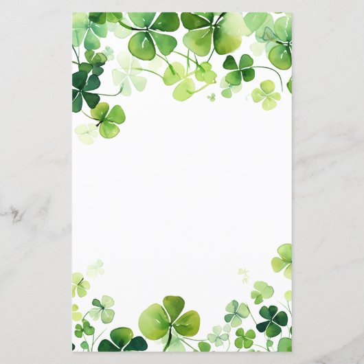 Budget Green Clover Kleeblatt St Patricks Day (Rückseite)