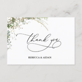 Budget green Florals Bridgerton Bridal Shower Begleitkarte