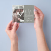 Budget Green Foto Wedding Danke, Script Flyer (Gruppe)