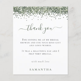 Budget Green Glitzer Foto Brautparty Vielen Dank