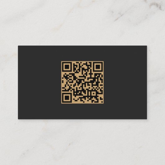 Budget Green Gold Agate Dark Wedding QR Code Begleitkarte (Rückseite)