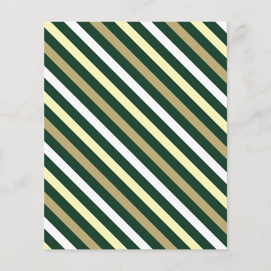 Budget Green Gold Confetti Überraschung Geburtstag (Rückseite)