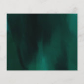 Budget Green Gold Quinceanera Save the Date (Rückseite)