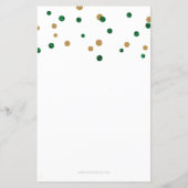 Budget Green Kleeblatt St Patricks Day Einladung (Rückseite)