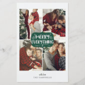 Budget Green Merry Alles 4 Foto Ferienkarte (Vorderseite)