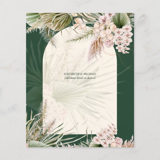 BUDGET Green Pampas Grass FOTO DANK IHNEN MASSEN Flyer (Hinten)