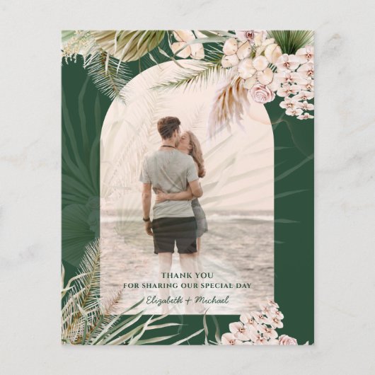 BUDGET Green Pampas Grass FOTO DANK IHNEN MASSEN Flyer (Vorne)