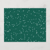 Budget Green Script Collage Pine Weihnachtsfeierta Flyer (Hinten)