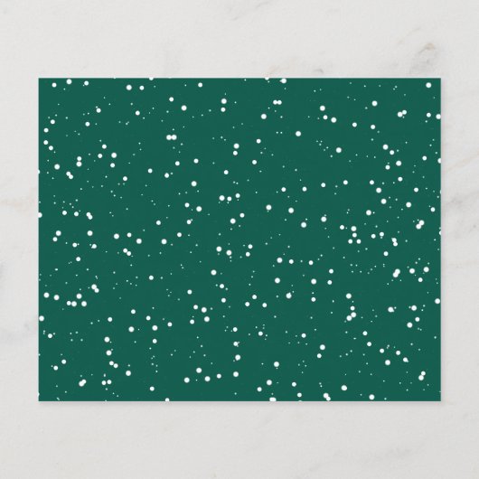 Budget Green Script Collage Pine Weihnachtsfeierta Flyer (Hinten)