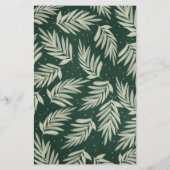 Budget Green Silver Merch Arch Foto Holiday Card (Rückseite)