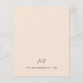 Budget Green & Terra Cotta Floral Wedding S2 - BGE (Rückseite)