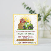 Budget Green Tractor Trucks Themed Birthday Party (Stehend Vorderseite)