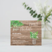BUDGET Greenerity Rett Dates Ferns Rustic Wedding (Stehend Vorderseite)
