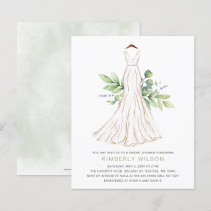 Budget Greenerity Wedding Dress Brautparty Einladu