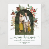 BUDGET Greenery Arch Frohe Weihnachten Foto (Vorderseite)