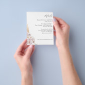 Budget Greenery Boho Tropical Floral Details Flyer (Gruppe)