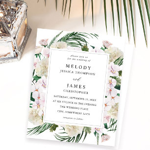 Budget Greenery Boho Tropical Floral Wedding