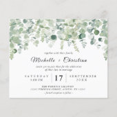 Budget Greenery Botanic Eucaliptus Wedding (Vorderseite)