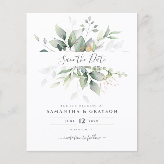 Budget Greenery Eucalyptus Wedding (Vorderseite)