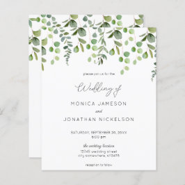 Budget Greenery Eucalyputs Hochzeit