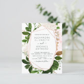 Budget Greenery Foliage Elegant Wedding (Stehend Vorderseite)