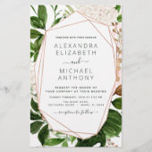 Budget Greenery Foliage Elegant Wedding (Vorderseite)