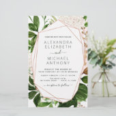 Budget Greenery Foliage Elegant Wedding (Stehend Vorderseite)