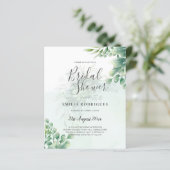 BUDGET Greenery Gold Eukalyptus BRAUTPARTY (Stehend Vorderseite)
