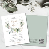 Budget Greenery QR Code Hochzeitsempfehlung