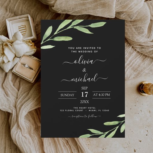 Budget Greenery Rustic Simple Elegant Wedding