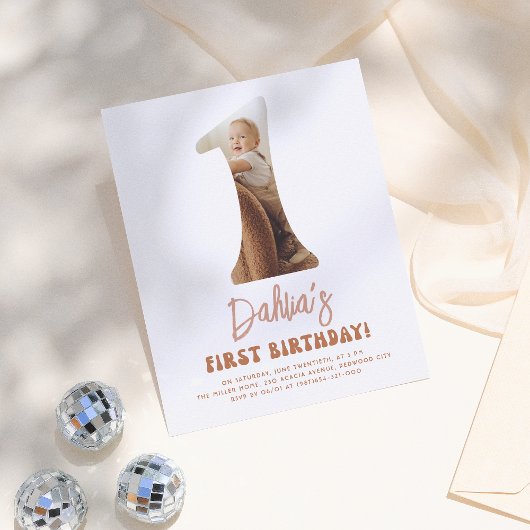 Budget Groovy One Daisy Foto 1. Geburtstag Party