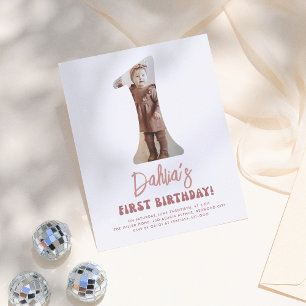 Budget Groovy One Retro Pink Foto 1. Geburtstag