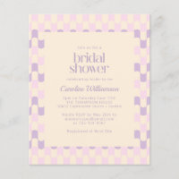 Budget Groovy Pink Lila Retro Brautparty